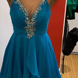 Light blue formal/graduation/quinceañera dress